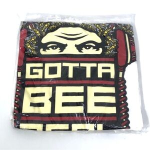 Men’s Plus Catch the Buzz Gotta Bee Real Graphic White T Shirt 3XL